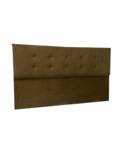 CABECEIRA QUEEN ESTOFADA SUED CRUSH VELVET CHOCOLATE