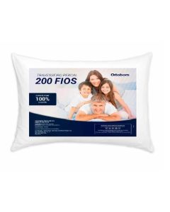 TRAVESSEIRO PERCAL 200 FIOS 50X70X22 ORTOBOM