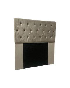 CABECEIRA SOLTEIRAO ESTOFADA CAPTONE PENA BURNOUT CINZA