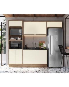 Cozinha compacta modulada Versalis 4 módulos Herval